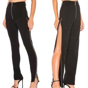 Danielle Guizio • maud zipper pants black sz M